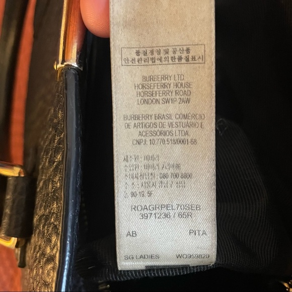 Burberry Clifton Convertible Tote Heritage Grained Leather Medium - Picture 14 of 15